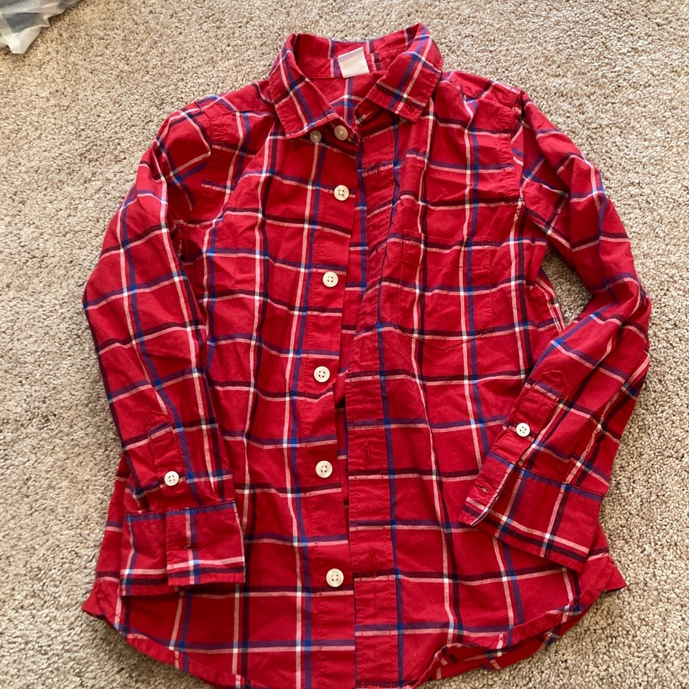 Boys button down size 5 from gap